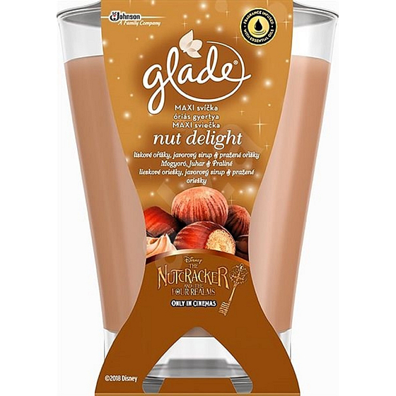 Glade by Brise Nut Delight - Geröstete Nüsse und süße Pralinen dufteten große Kerzen in Glas und brannten bis zu 52 Stunden 224 g