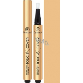 Dermacol Highlighting Click Concealer Touch & Cover aufhellender Concealer in Stift 02 3 ml