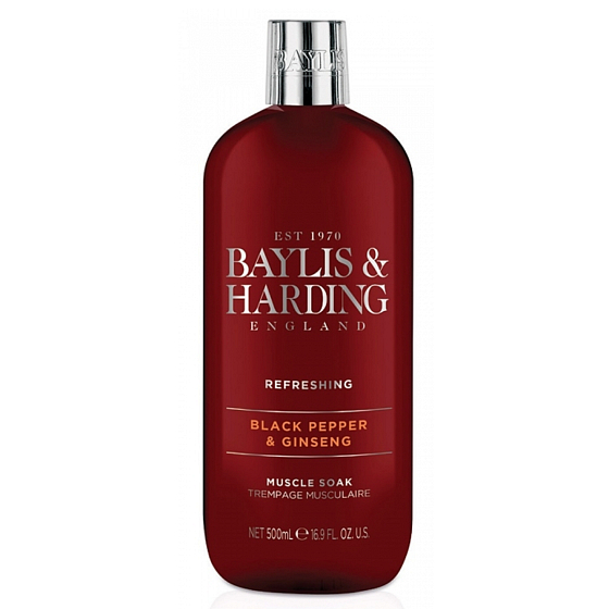 Baylis & Harding Men Black Pepper und Ginseng Badeschaum für Männer 500 ml