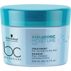 Schwarzkopf Professional BC Bonacure Hyaluronic Moisture Kick Treatment Tiefenfeuchtigkeitsmaske für normales und trockenes Haar 200 ml
