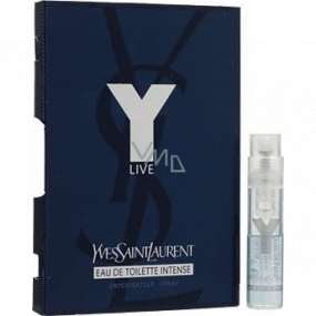 Yves Saint Laurent Y Live Intensives Eau de Toilette für Männer 1,2 ml mit Spray, Fläschchen