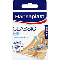 Hansaplast Classic Pflaster Vliesstoff, 6 cm × 1 m