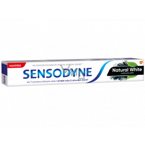 Sensodyne Natural White Zahnpasta mit Aktivkohle 75 ml