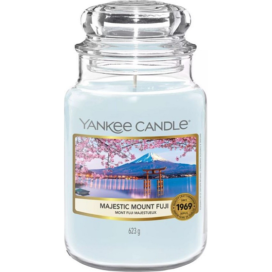 Yankee Candle Majestic Mount Fuji - Majestic Mount Fuji Duftkerze Classic großes Glas 623 g