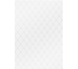 Ditipo Geschenkpapier 70 x 100 cm Trendy Colours weiß 2 Blatt