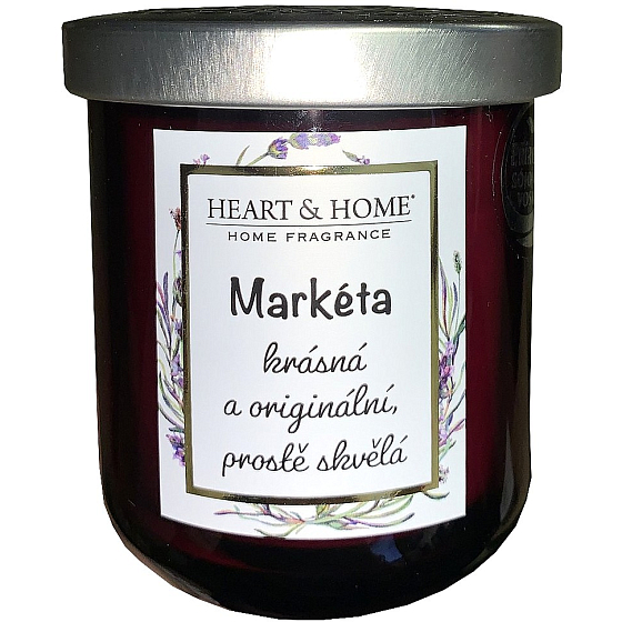 Heart & Home Sweet Cherry Soja-Duftkerze mit dem Namen Margaret 110 g
