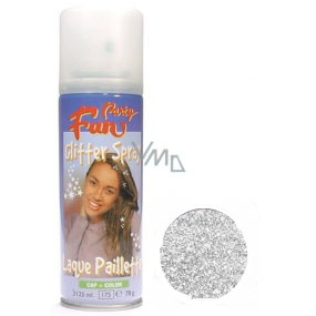 Goodmark Party Fun Glitter Haarspray Silber Spray 125 ml