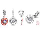 Charme Sterling Silber 925 Marvel The Avengers, Captain America Schild, Armband-Anhänger