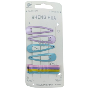 Sponky sada lupkačky 4 kusy + pinetky 8 kusy různé barvy Sponky sada lupkačky 4 kusy + pinetky 8 kusy různé barvy