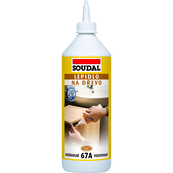Soudal 67A Holzleim für Tischler und Zimmerer, 250 g
