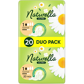 Naturella Ultra Normal Duo Pack Damenbinden mit Flügeln, 20 Stück Naturella Ultra Normal Duo Pack Damenbinden mit Flügeln, 20 Stück