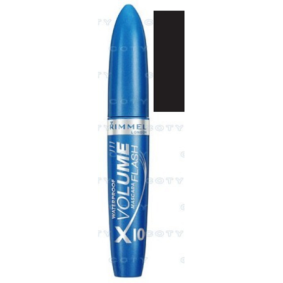 Rimmel London Volume Flash Wasserdichte Volume Mascara X10 Schwarz 8 ml