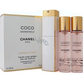 Chanel Coco Mademoiselle parfümiertes Wasserset für Frauen 3 x 20 ml