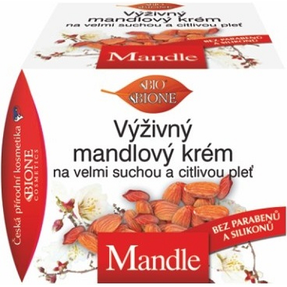 Bione Cosmetics Mandel nährende Tagescreme mit Mandel für sehr trockene und empfindliche Haut 51 ml