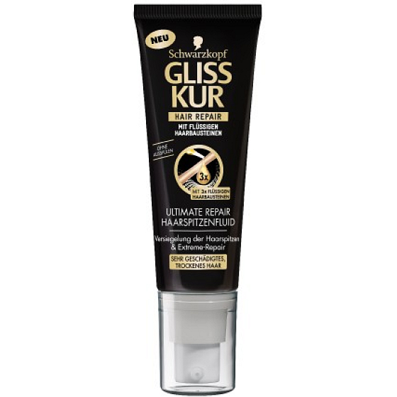 Gliss Kur Ultimate Repair Behandlung gegen Ausfransen der Enden 50 ml