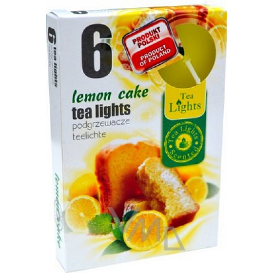Teelichter Lemon Cake duftende Teelichter 6 Stück