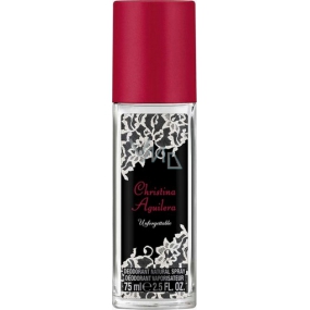 Christina Aguilera Unvergessliches parfümiertes Deodorantglas für Frauen 75 ml