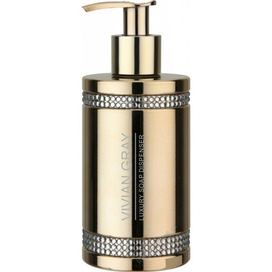 Vivian Grey Crystal Gold Luxus-Flüssigseife mit 250 ml Spender