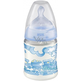 Nuk First Choice Baby Rose & Blue Flasche 0-6 Monate blau verschiedene Designs 150 ml