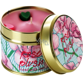 Bomb Cosmetics Rose - Rose Blush Duftende natürliche, handgefertigte Kerze in einer Blechdose brennt bis zu 35 Stunden