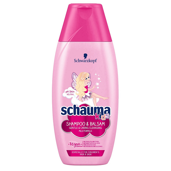 Schauma Kids Girl Mädchen Fruchtshampoo und Balsam 250 ml