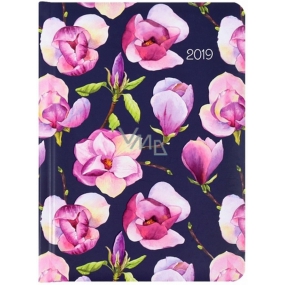 Albi Diary 2019 wöchentlich Magnolia 12,5 cm x 17 cm x 1,1 cm