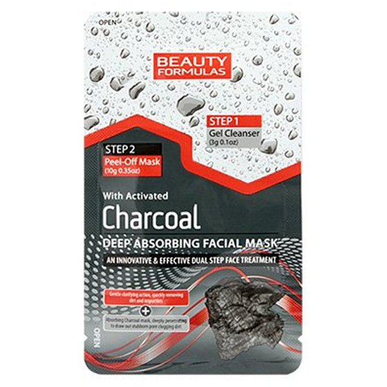 Beauty Formulas Charcoal Aktivkohle Gesichtsmaske 13 g