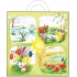 Engel Plastiktüte 48 x 45 x 6 cm mit Ohr Frühlingsblumen