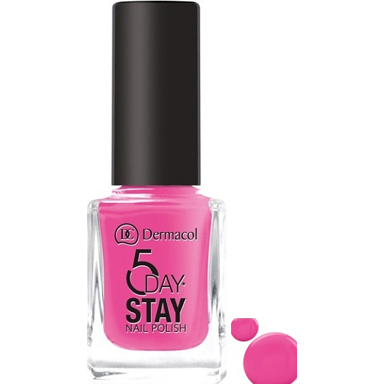 Dermacol 5 Day Stay Langhaftender Nagellack 35 Pink Ride 11 ml
