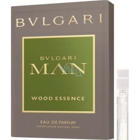 Bvlgari Man Wood Essence parfümiertes Wasser 1,5 ml mit Spray, Fläschchen