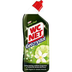 WC NET Gel Crystal Citrus Fresh WC Gel, 750 ml