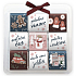 Nekupto Chocolate Christmas Puzzle, Schneemann 9 x 5 g, 11 x 11,5 x 0,7 cm