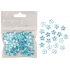 Selbstklebende Blüten blau 2 cm 20 Stück