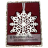 Albi Weihnachtsverzierung mit Swarovski-Kristallen zum Aufhängen mit einer Beschreibung - Zu Weihnachten für den besten Lehrer, ca. 7 x 8 cm