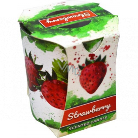 Geben Sie Verona Strawberry - Erdbeerduftkerze in Glas 90 g