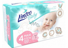 Linteo Baby Premium 4 Maxi 8 - 15 kg Einwegwindeln 50 Stück