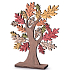 Emocio Dekoration Naturholzbaum, Farbmix 185 x 230 mm