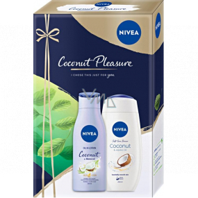 Nivea Coconut Pleasure Körperlotion 200 ml + Kokos Duschgel 250 ml, Kosmetikset