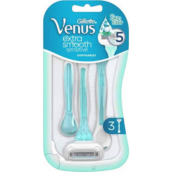 Gillette Venus Extra Smooth Sensitive 3 Stück für Frauen