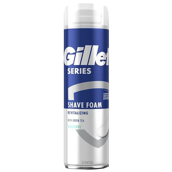 Gillette Series Revitalisierender Rasierschaum für Männer 250 ml