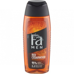 Fa Men Red Cedarwood Fine Fragrance Inspired 2in1 Duschgel und Shampoo für Männer 250 ml