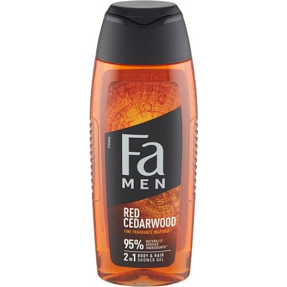Fa Men Red Cedarwood Fine Fragrance Inspired 2in1 Duschgel und Shampoo für Männer 250 ml