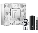 Paco Rabanne Phantom Eau de Toilette 50 ml + Deodorant Spray 150 ml + Eau de Toilette 10 ml Miniatur, Geschenkset für Männer