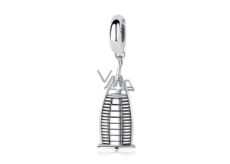 Sterling Silber 925 Dubai Burj Al Arab, Reise-Armband-Anhänger