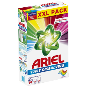 Ariel Fast Dissolving Color Waschpulver für Buntwäsche 60 Dosen 3,3 kg