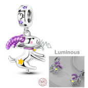 Sterling Silber 925 Luminous - Tierkreiszeichen Steinbock, Armband-Anhänger