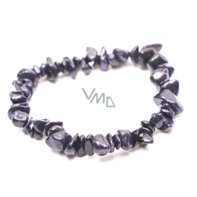 Goldstein / Aventurin blau Armband elastisch gehackten Naturstein 16 cm, für Kinder, Stein des Ehrgeizes Goldstein / Aventurin blau Armband elastisch gehackten Naturstein 16 cm, für Kinder, Stein des Ehrgeizes