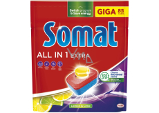 Somat All in 1 Extra Zitrone Geschirrspüler Tabletten 85 Tabletten