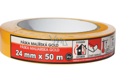 Páska zakrývací Uni Gold 50 x 24 mm