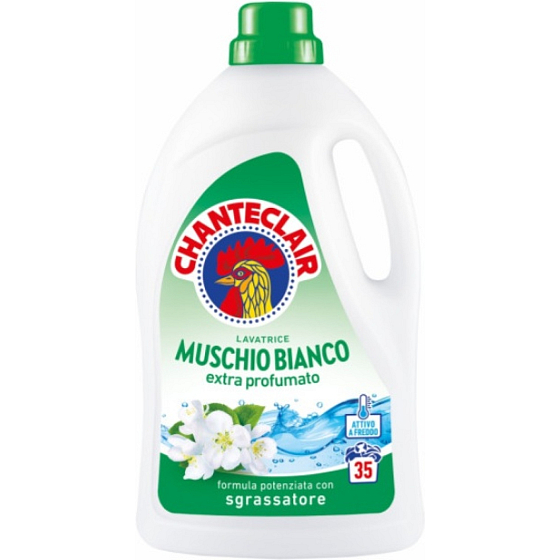 Chante Clair Flüssiges Waschmittel Lavatrice Muschio Bianco 1,575 L